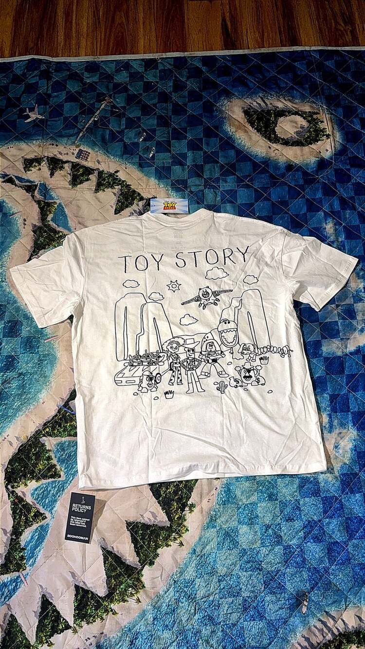 Disney Toy Story Graphic T-Shirt White xs